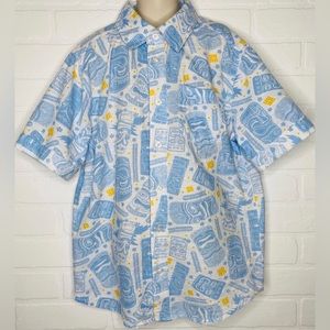 Boys tiki button up